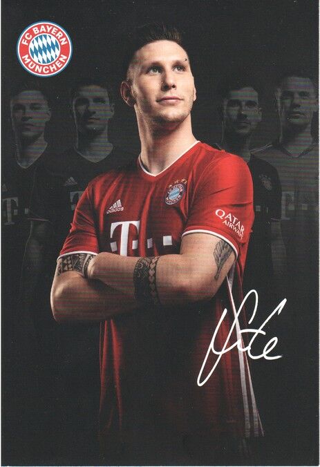 Autogramm Fussball | FC Bayern München | 2020 Druck | Niklas SÜLE