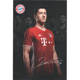 Autogramm Fussball | FC Bayern München | 2020 Druck | Robert LEWANDOWSKI