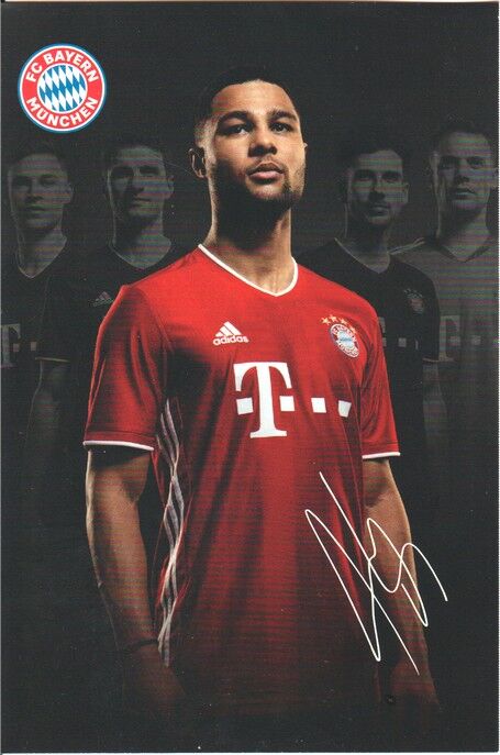 Autogramm Fussball | FC Bayern München | 2020 Druck | Serge GNABRY