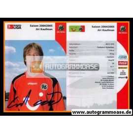 Autogramm Fussball | Hannover 96 | 2004 | Jiri KAUFMAN