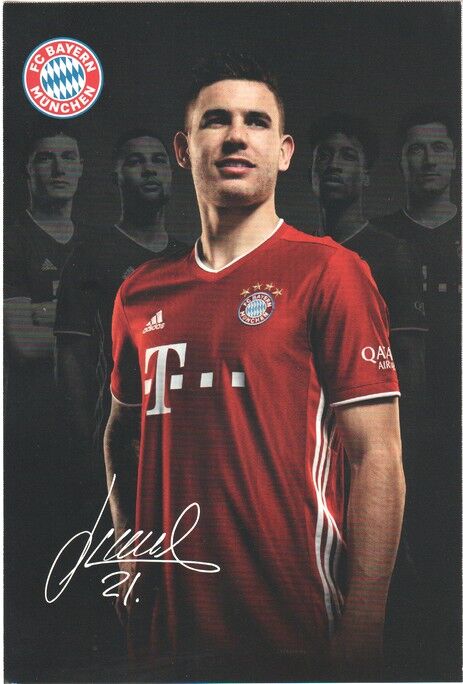 Autogramm Fussball | FC Bayern München | 2020 Druck | Lucas HERNANDEZ