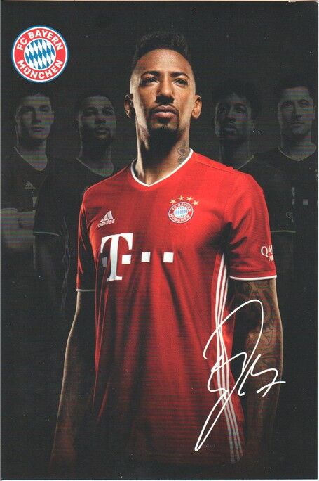 Autogramm Fussball | FC Bayern München | 2020 Druck | Jerome BOATENG