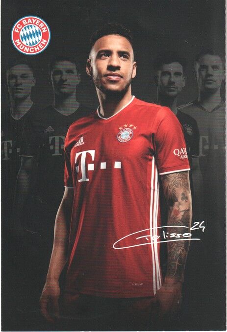 Autogramm Fussball | FC Bayern München | 2020 Druck | Corentin TOLISSO