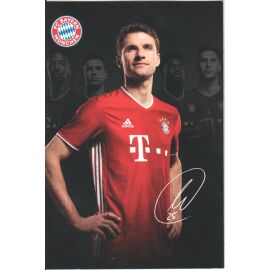 Autogramm Fussball | FC Bayern München | 2020 Druck | Thomas MÜLLER