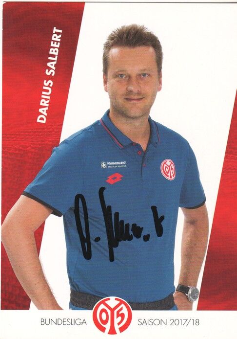 Autogramm Fussball | FSV Mainz 05 | 2017 | Darius SALBERT