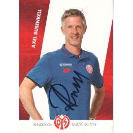 Autogramm Fussball | FSV Mainz 05 | 2017 | Axel BUSENKELL