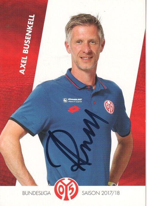 Autogramm Fussball | FSV Mainz 05 | 2017 | Axel BUSENKELL