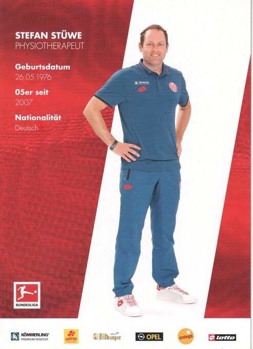 Autogramm Fussball | FSV Mainz 05 | 2017 | Stefan STÜWE