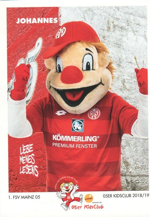 AK Fussball | FSV Mainz 05 | 2018 | JOHANNES (Maskottchen)
