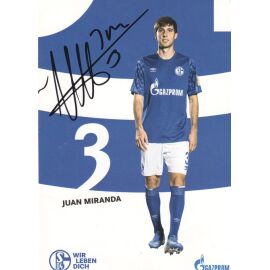 Autogramm Fussball | FC Schalke 04 | 2019 | Juan MIRANDA