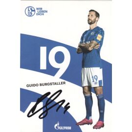 Autogramm Fussball | FC Schalke 04 | 2019 | Guido BURGSTALLER