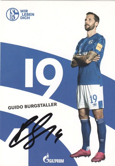 Autogramm Fussball | FC Schalke 04 | 2019 | Guido BURGSTALLER