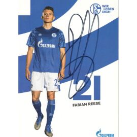 Autogramm Fussball | FC Schalke 04 | 2019 | Fabian REESE