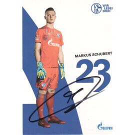 Autogramm Fussball | FC Schalke 04 | 2019 | Markus SCHUBERT