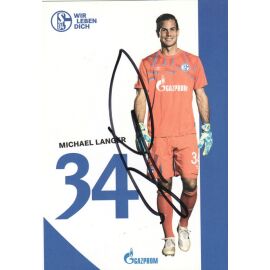 Autogramm Fussball | FC Schalke 04 | 2019 | Michael LANGER