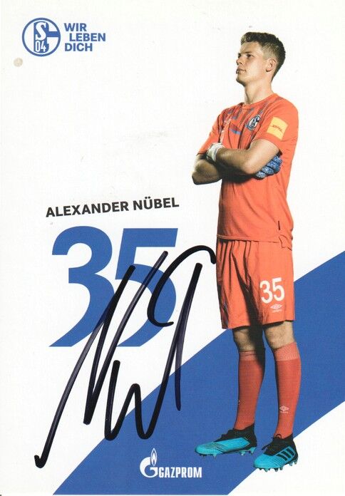 Autogramm Fussball | FC Schalke 04 | 2019 | Alexander NÜBEL