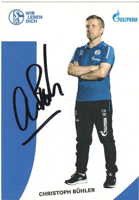 Autogramm Fussball | FC Schalke 04 | 2019 | Christoph BÜHLER
