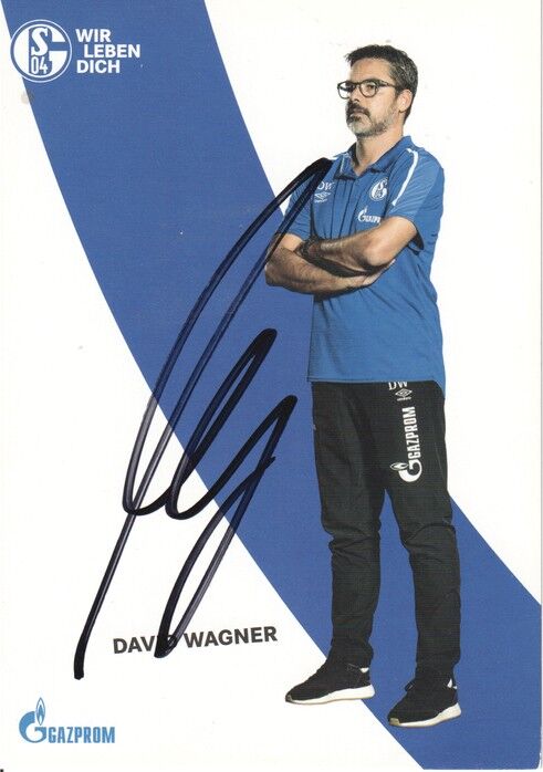 Autogramm Fussball | FC Schalke 04 | 2019 | David WAGNER