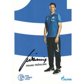 Autogramm Fussball | FC Schalke 04 | 2019 | Frank FRÖHLING