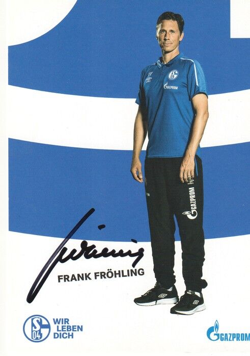 Autogramm Fussball | FC Schalke 04 | 2019 | Frank FRÖHLING