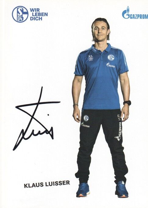 Autogramm Fussball | FC Schalke 04 | 2019 | Klaus LUISSER