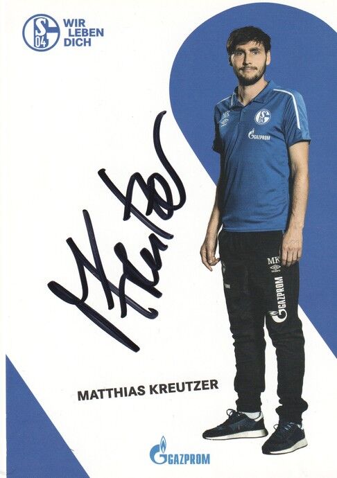 Autogramm Fussball | FC Schalke 04 | 2019 | Matthias KREUTZER