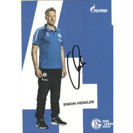 Autogramm Fussball | FC Schalke 04 | 2019 | Simon HENZLER