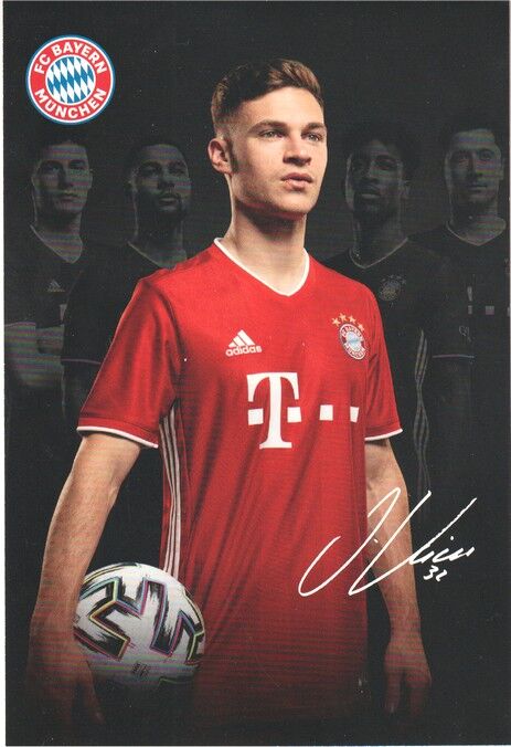 Autogramm Fussball | FC Bayern München | 2020 Druck | Joshua KIMMICH