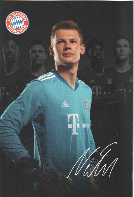 Autogramm Fussball | FC Bayern München | 2020 Druck | Alexander NÜBEL