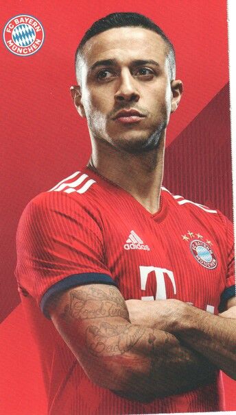 Autogramm Fussball | FC Bayern München | 2018 Druck | THIAGO
