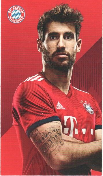 Autogramm Fussball | FC Bayern München | 2018 Druck | Javi MARTINEZ