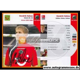Autogramm Fussball | Hannover 96 | 2005 | Hendrik HAHNE