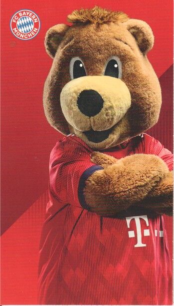 Autogramm Fussball | FC Bayern München | 2018 Druck | BERNI (Maskottchen)