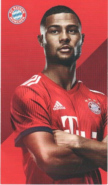 Autogramm Fussball | FC Bayern München | 2018 Druck | Serge GNABRY