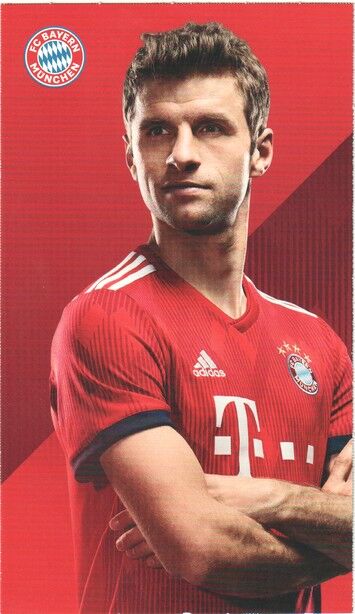 Autogramm Fussball | FC Bayern München | 2018 Druck | Thomas MÜLLER