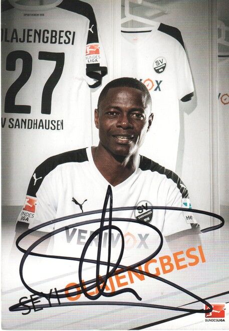 Autogramm Fussball | SV Sandhausen | 2015 | Seyi OLAJENGBESI