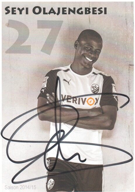 Autogramm Fussball | SV Sandhausen | 2014 | Seyi OLAJENGBESI