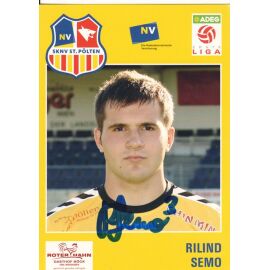 Autogramm Fussball | SKN St. Pölten | 2008 | Rilind SEMO