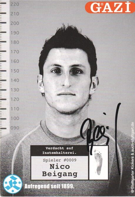 Autogramm Fussball | Stuttgarter Kickers | 2007 | Nico BEIGANG
