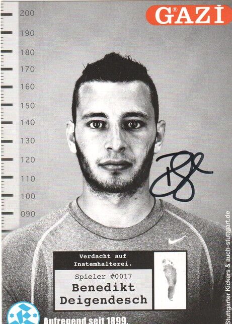 Autogramm Fussball | Stuttgarter Kickers | 2007 | Benedikt DEIGENDESCH