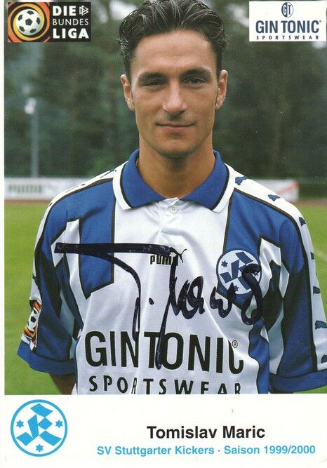 Autogramm Fussball | Stuttgarter Kickers | 1999 | Tomislav MARIC