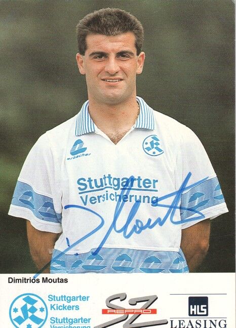 Autogramm Fussball | Stuttgarter Kickers | 1991 | Dimitrios MOUTAS