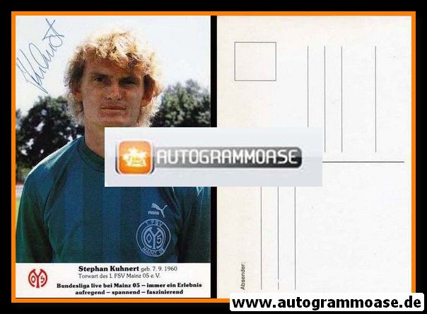 Autogramm Fussball | FSV Mainz 05 | 1988 | Stephan KUHNERT