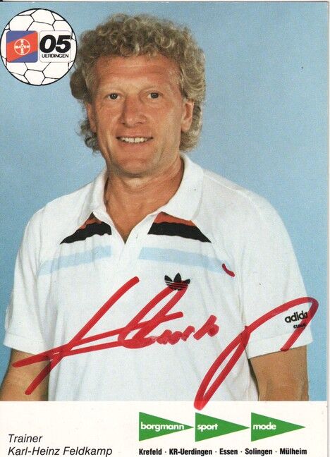 Autogramm Fussball | KFC Uerdingen 05 | 1986 | Karl-Heinz FELDKAMP