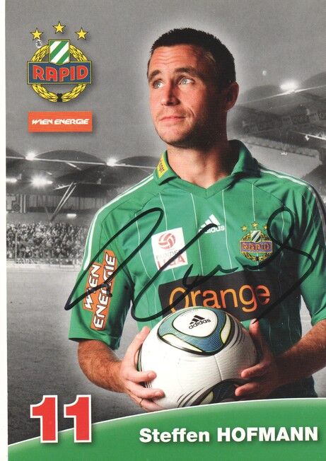 Autogramm Fussball | SK Rapid Wien | 2012 | Steffen HOFMANN