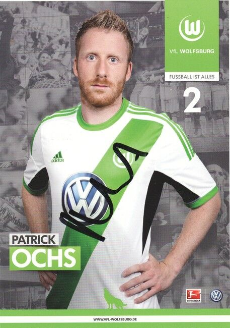 Autogramm Fussball | VfL Wolfsburg | 2013 | Patrick OCHS