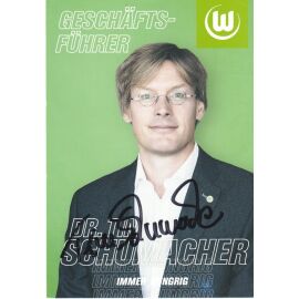 Autogramm Fussball | VfL Wolfsburg | 2019 | Tim SCHUMACHER