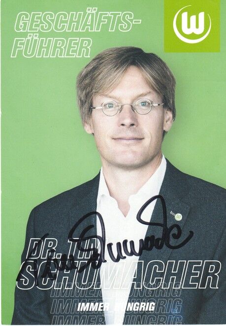 Autogramm Fussball | VfL Wolfsburg | 2019 | Tim SCHUMACHER