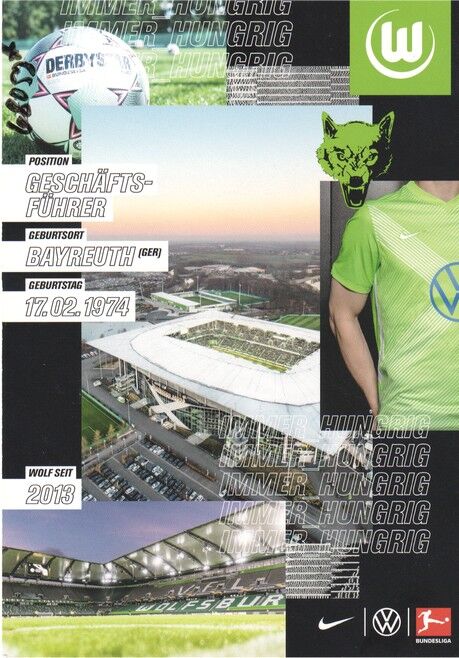 Autogramm Fussball | VfL Wolfsburg | 2019 | Tim SCHUMACHER