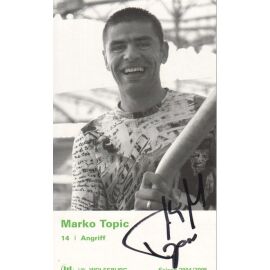 Autogramm Fussball | VfL Wolfsburg | 2004 | Marko TOPIC